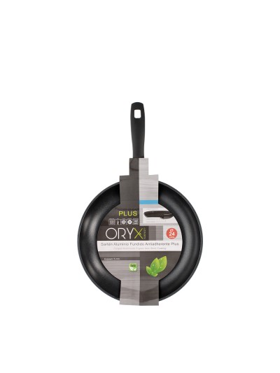 Oryx Sartén Aluminio Antiadherente Plus, Forjada, Apta Inducción, Libre PFOA, Diámetro 24 cm, Espesor 5 mm.