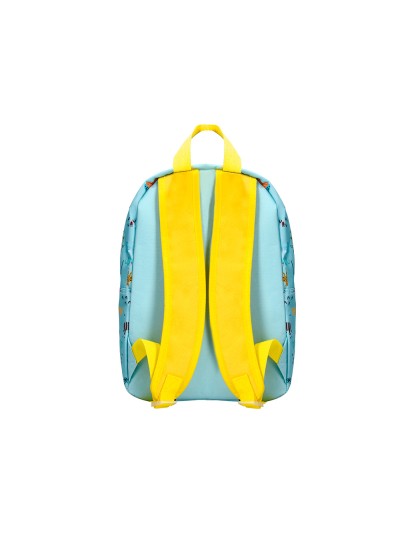 Cartera escolar liderpapel moc hila infantil safari diseño leon azul 330x100x250 mm