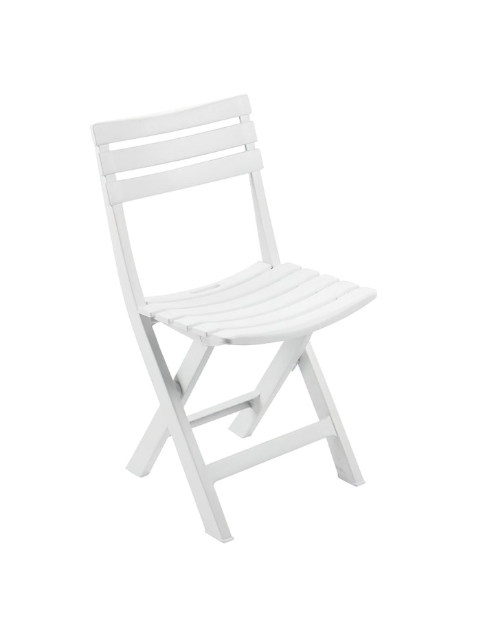 Silla Resina Plegable Blanca "Birki" Silla Resina Plegable Blanca "Birki"