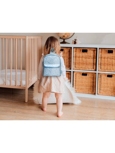 Cartera preescolar liderpapel mochila infantil diseño azul 250x115x210 mm
