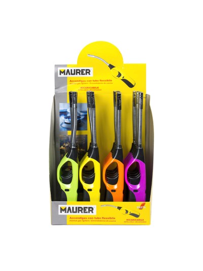Encendedor Cocina Gas Con Llama Tubo Flexible 280 mm.