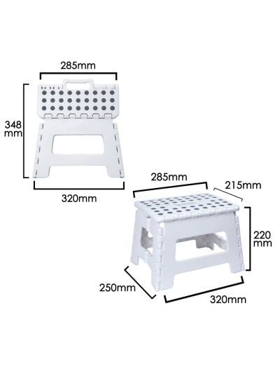 Taburete Plegable 29x22x22 cm.