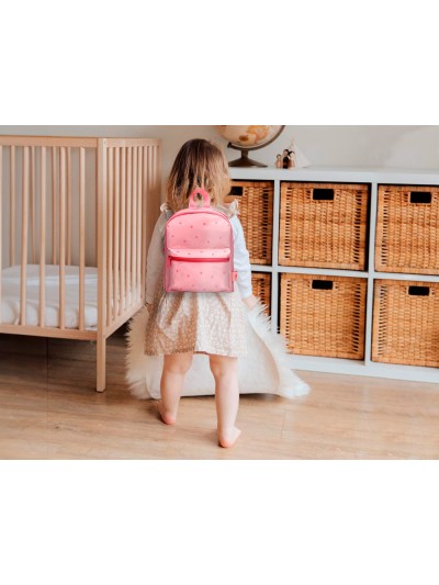 Cartera preescolar liderpapel mochila infantil diseño rosa 250x115x210 mm