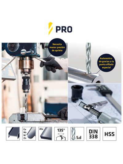 Broca Alpen Hss Pro 13,00 mm.