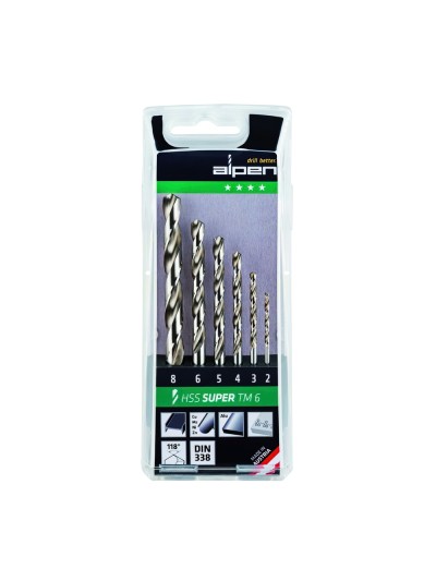 Estuche Brocas Alpen Hss Pro    6 Piezas