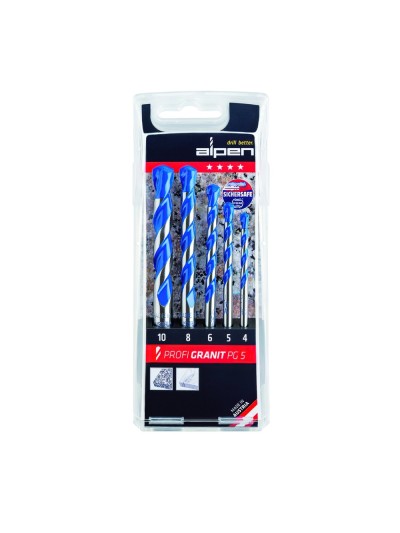 Estuche Brocas Alpen Granito  5 Piezas