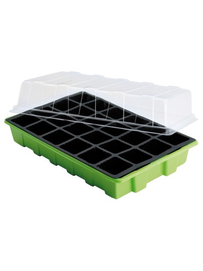Semillero Germinación Invernadero 24 Compartimentos Con Bandeja Anti Goteo Sets De 3 Piezas Siembra / Germinacion de plantas