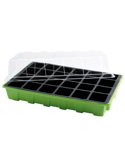 Semillero Germinación Invernadero 24 Compartimentos Con Bandeja Anti Goteo Sets De 3 Piezas Siembra / Germinacion de plantas