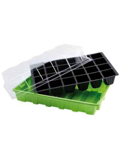 Semillero Germinación Invernadero 24 Compartimentos Con Bandeja Anti Goteo Sets De 3 Piezas Siembra / Germinacion de plantas