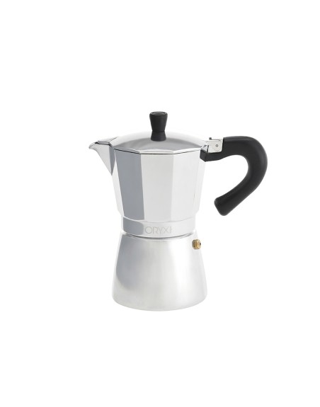 Cafetera Inducción Aluminio 6 Tazas (300 Ml.)
