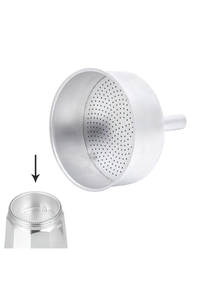 Embudo Cafetera Aluminio Classic / Inducción 9 Tazas