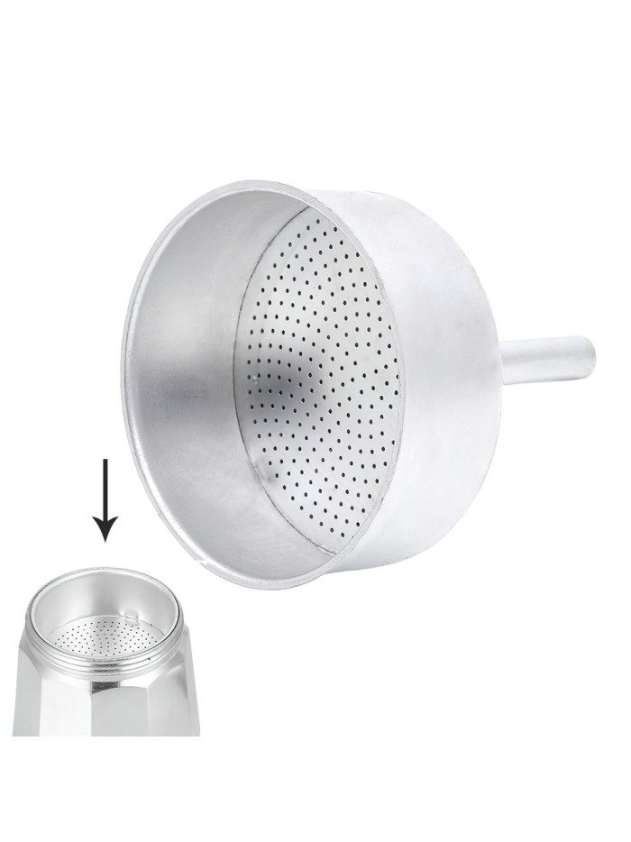 Embudo Cafetera Aluminio Classic / Inducción 12 Tazas