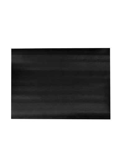 Alfombra para suelo q-connect premium para interiores antideslizante fibra polipropileno y fieltro gris 60x40 cm