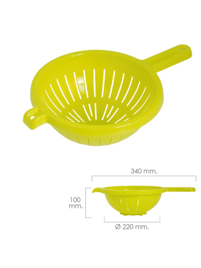 Escurridor / Colador Cocina con mango Ø 22 cm.