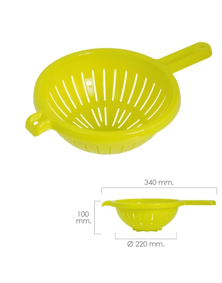 Escurridor / Colador Cocina con mango Ø 22 cm.