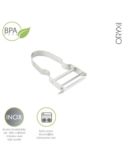 Pelapatatas Acero Inox 5 x 10,6 (Alt.) cm.