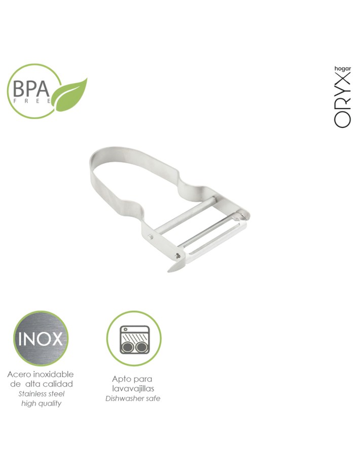 Pelapatatas Acero Inox 5 x 10,6 (Alt.) cm.