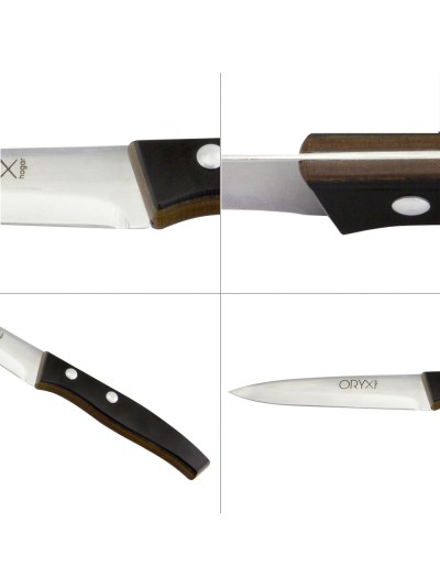 Cuchillo Aspen Cocina Hoja Acero Inoxidable 12 cm. Negro