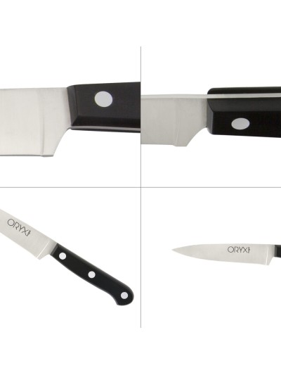 Cuchillo Grenoble Patatero Puntilla Hoja Acero Inoxidable 11 cm. Negro