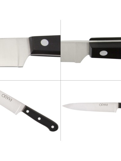 Cuchillo Grenoble Cocinero / Chef Hoja Acero Inoxidable 20 cm. Negro