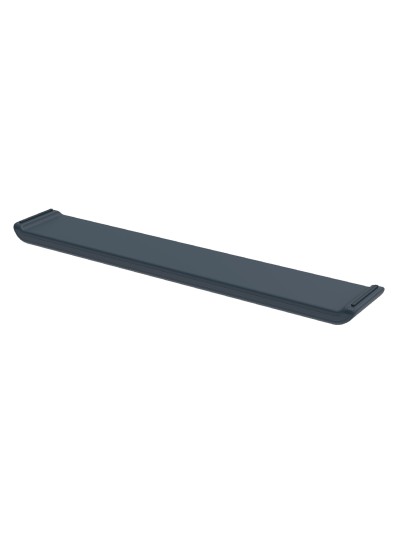 Reposamuñecas leitz ergo para teclado ajustable gris oscuro