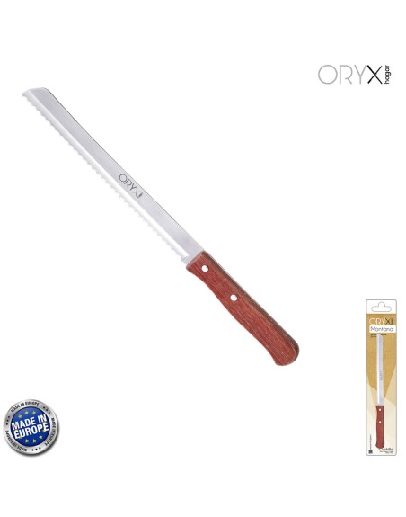 Cuchillo Montana Panero Hoja Acero Inoxidable 18 cm. Mango Madera