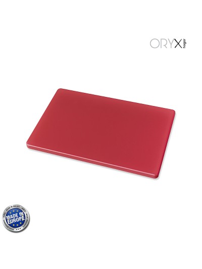 Tabla Cortar Polietileno 30x20x1,5 cm.  Color Rojo