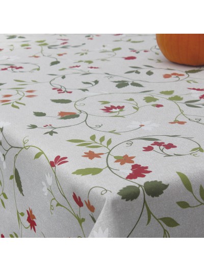 Mantel Antimanchas Textil Floral Rollo 1,4 x 25 metros.
