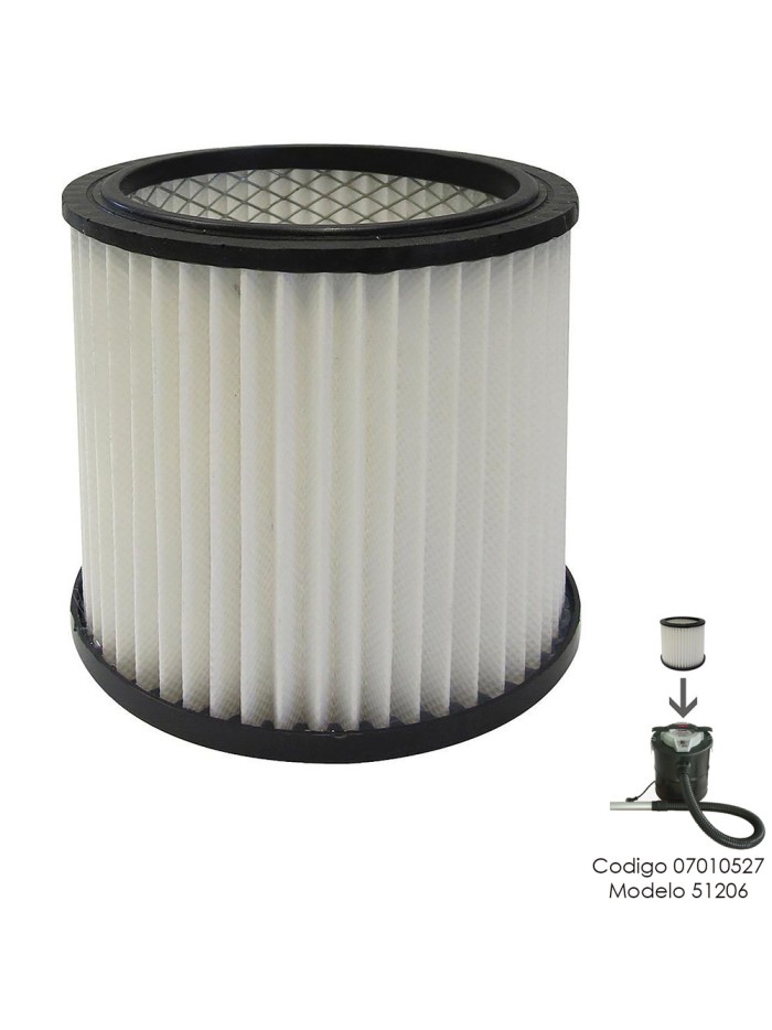 Filtro Para Aspirador De Cenizas 07010527 (Modelo 51206)