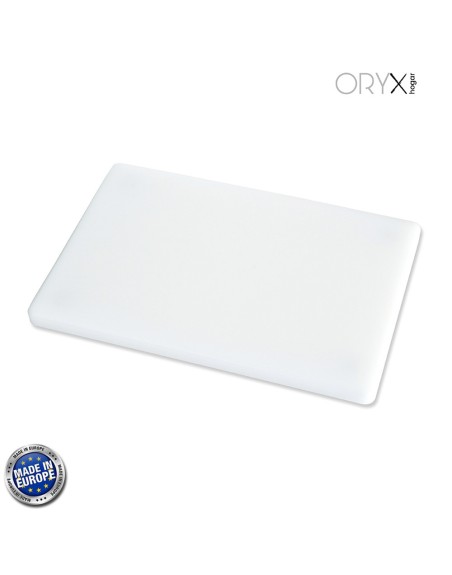 Tabla Cortar Polietileno 35x25x1,5 cm.  Color  Blanco