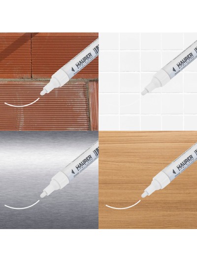 Rotulador Marcador Obra Profesional Pintura Permanente Blanco