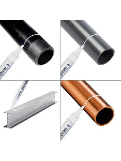 Rotulador Marcador Obra Profesional Pintura Permanente Blanco