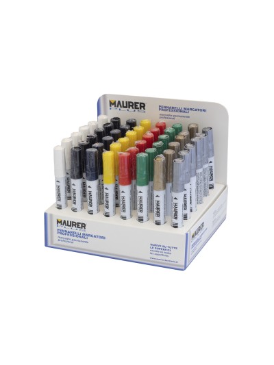 Expositor Rotulador Marcador Obra Profesional Pintura Permanente 48 piezas