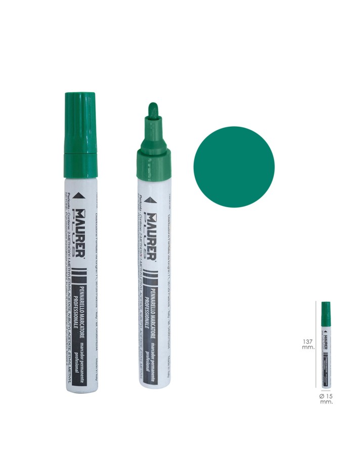 Rotulador Marcador Obra Profesional Pintura Permanente Verde
