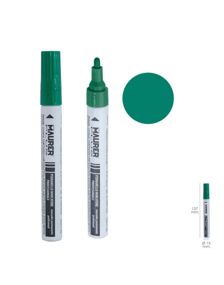 Rotulador Marcador Obra Profesional Pintura Permanente Verde