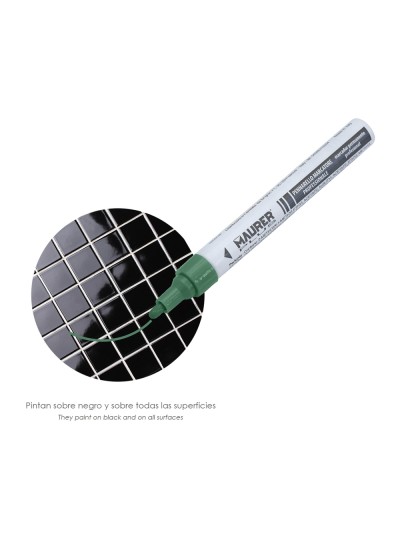 Rotulador Marcador Obra Profesional Pintura Permanente Verde