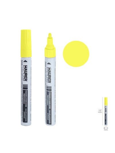 Rotulador Marcador Obra Profesional Pintura Permanente Amarillo