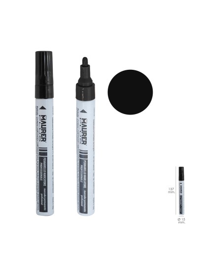 Rotulador Marcador Obra Profesional Pintura Permanente Negro