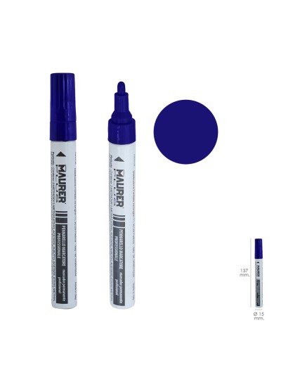 Rotulador Marcador Obra Profesional Pintura Permanente Azul Oscuro