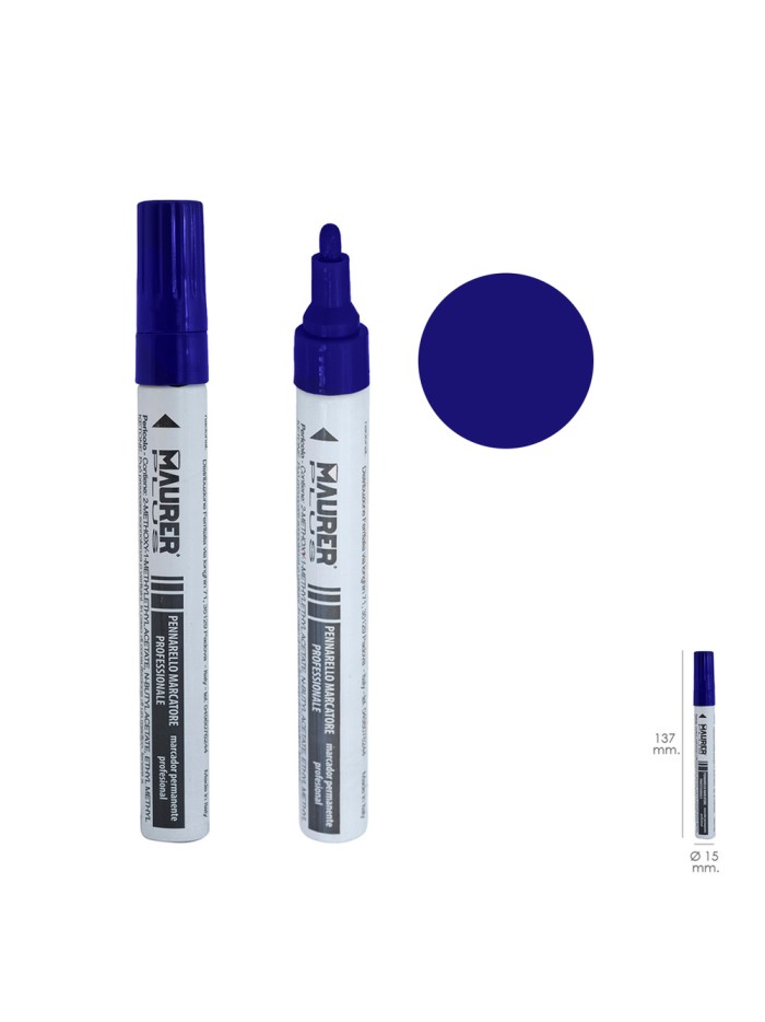 Rotulador Marcador Obra Profesional Pintura Permanente Azul Oscuro