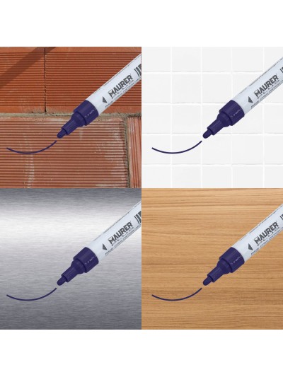 Rotulador Marcador Obra Profesional Pintura Permanente Azul Oscuro