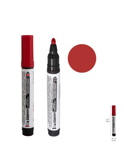 Rotulador Permanente Profesional Rojo