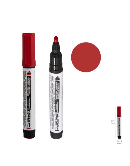 Rotulador Permanente Profesional Rojo