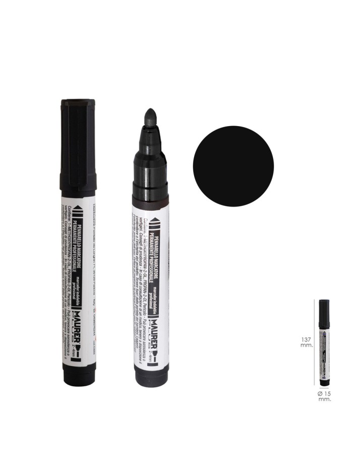 Rotulador Permanente Profesional Negro
