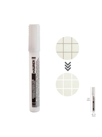 Marcador / Rotulador Blanqueador Para Juntas Color Blanco