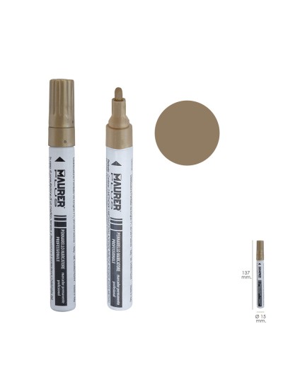 Rotulador Marcador Obra Profesional Pintura Permanente Oro