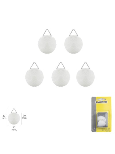 Cuelga Cuadros Tela (Blister 5 piezas)