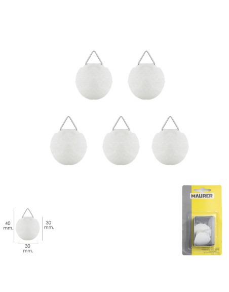 Cuelga Cuadros Tela (Blister 5 piezas)