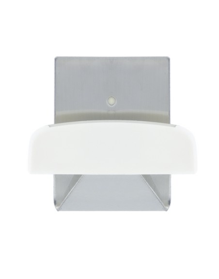 Colgador Percha Adhesivo Acero Inoxidable Color Metalizado / Blanco
