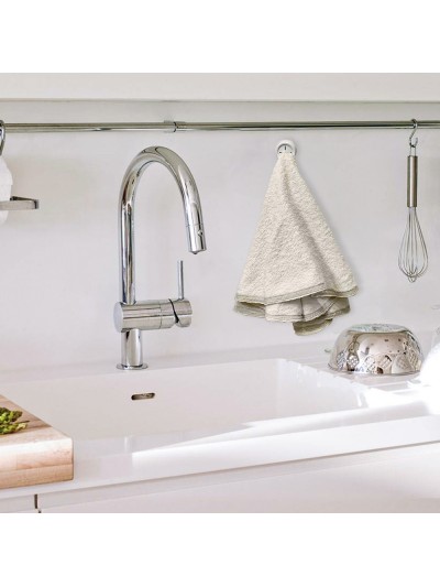 Colgador Adhesivo Cocina Blanco Ø 40 mm.